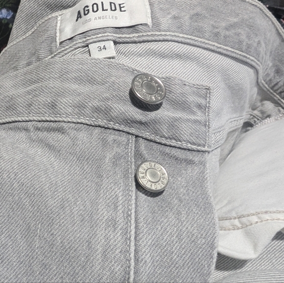 NWT AGOLDE | 90's Pinch Waist Straight Jean In Rain - Picture 7 of 15